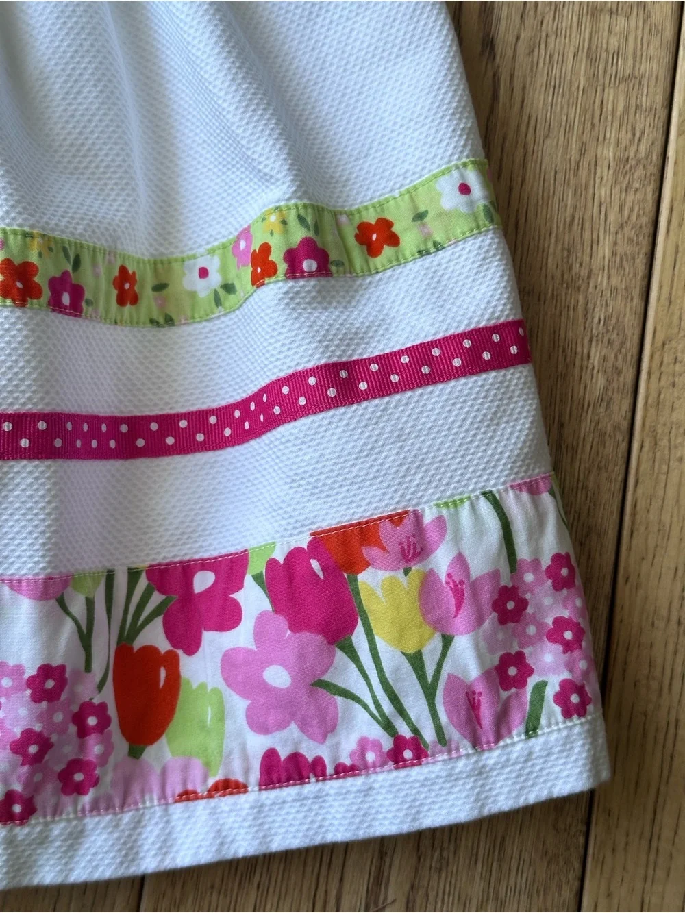 Gymboree Dot Blossom Stripe Pique Dress size 3T